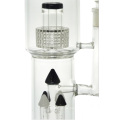 4 Tower Duschkopf Perc Glas Wasserpfeife zum Rauchen (ES-GB-434)